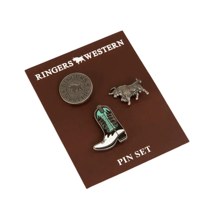 Ringers Western Ambrose Pin Set - Antique Silver