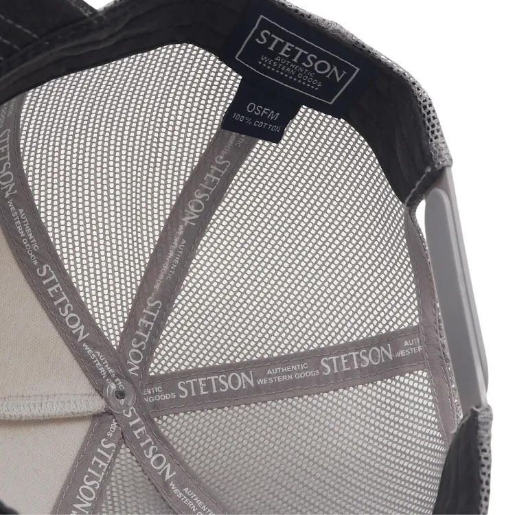 Stetson Bison Trucker Cap - Grey