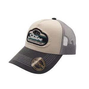 Stetson Bison Trucker Cap - Grey