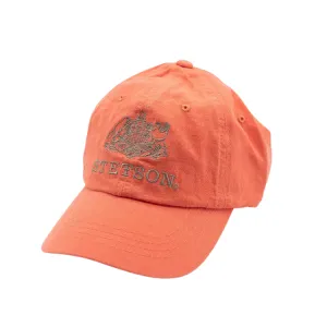 Stetson Linen Ball Cap - Orange