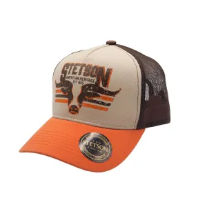 Stetson Longhorn Trucker Cap - Orange