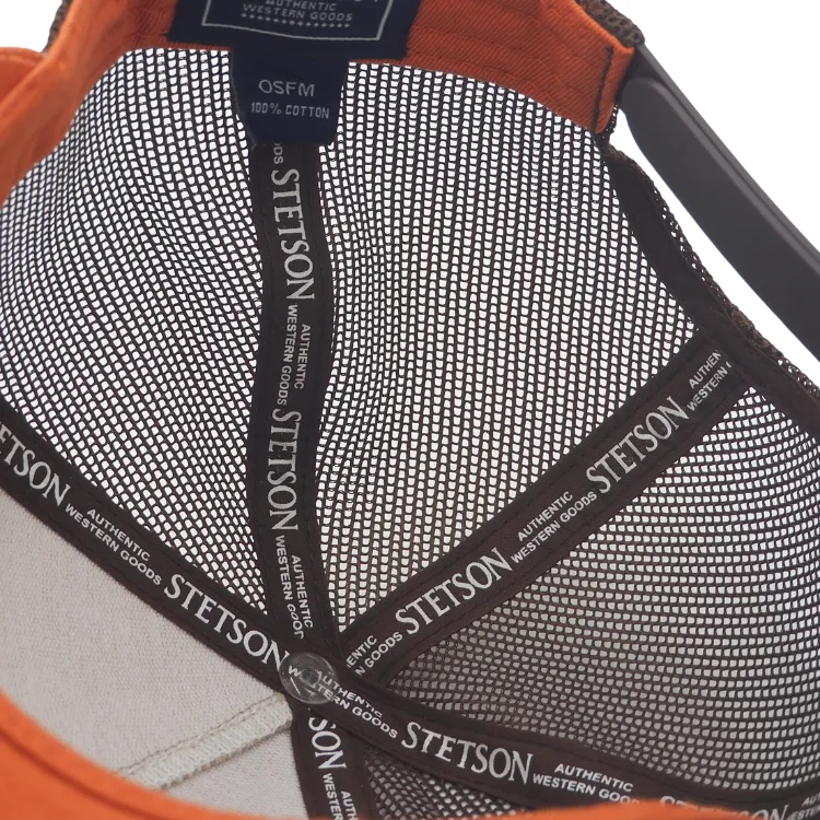 Stetson Longhorn Trucker Cap - Orange