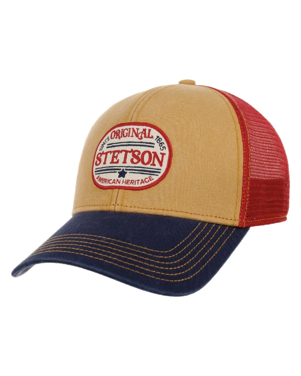 Stetson Since 1865 Oval Logo Trucker Cap