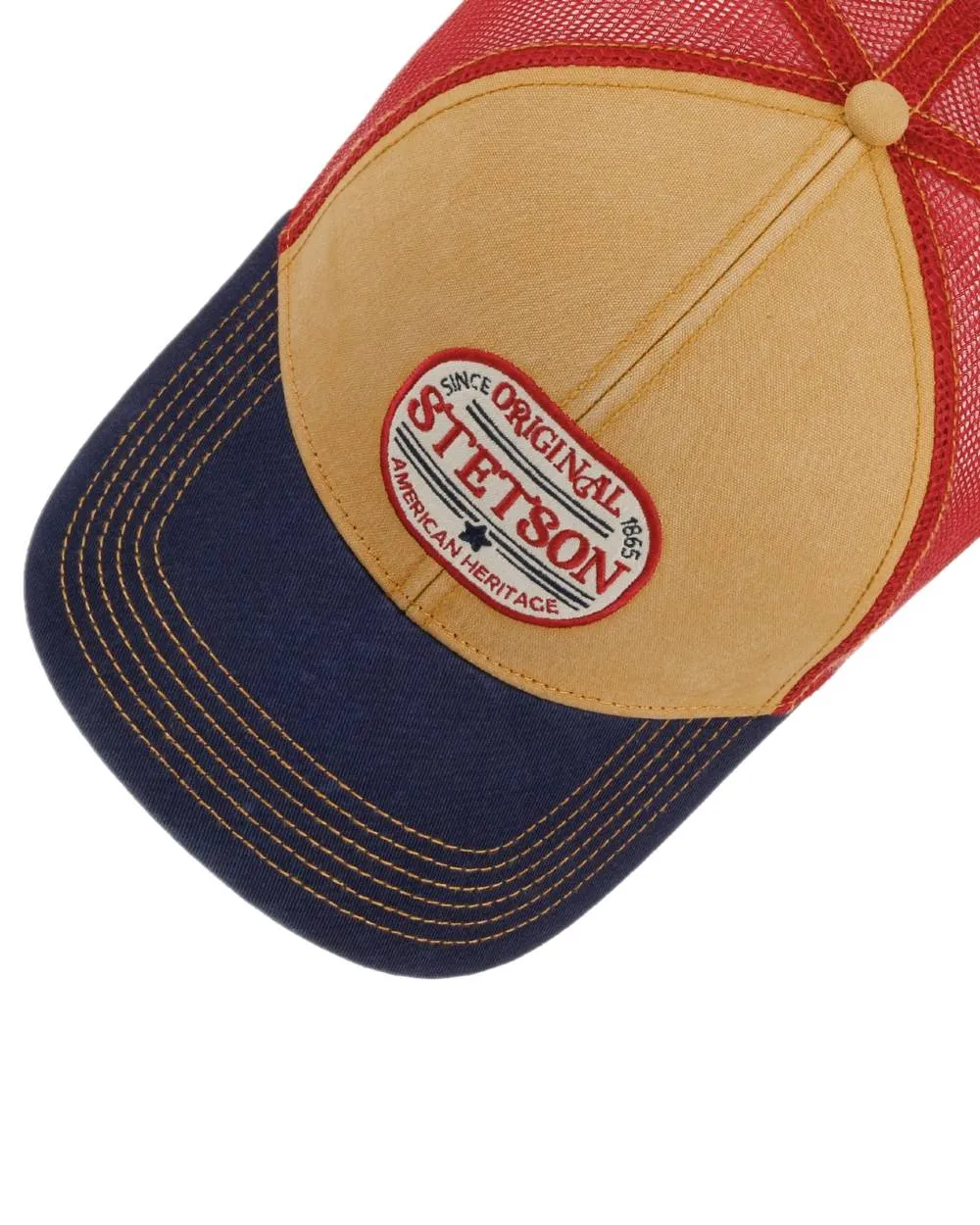 Stetson Since 1865 Oval Logo Trucker Cap