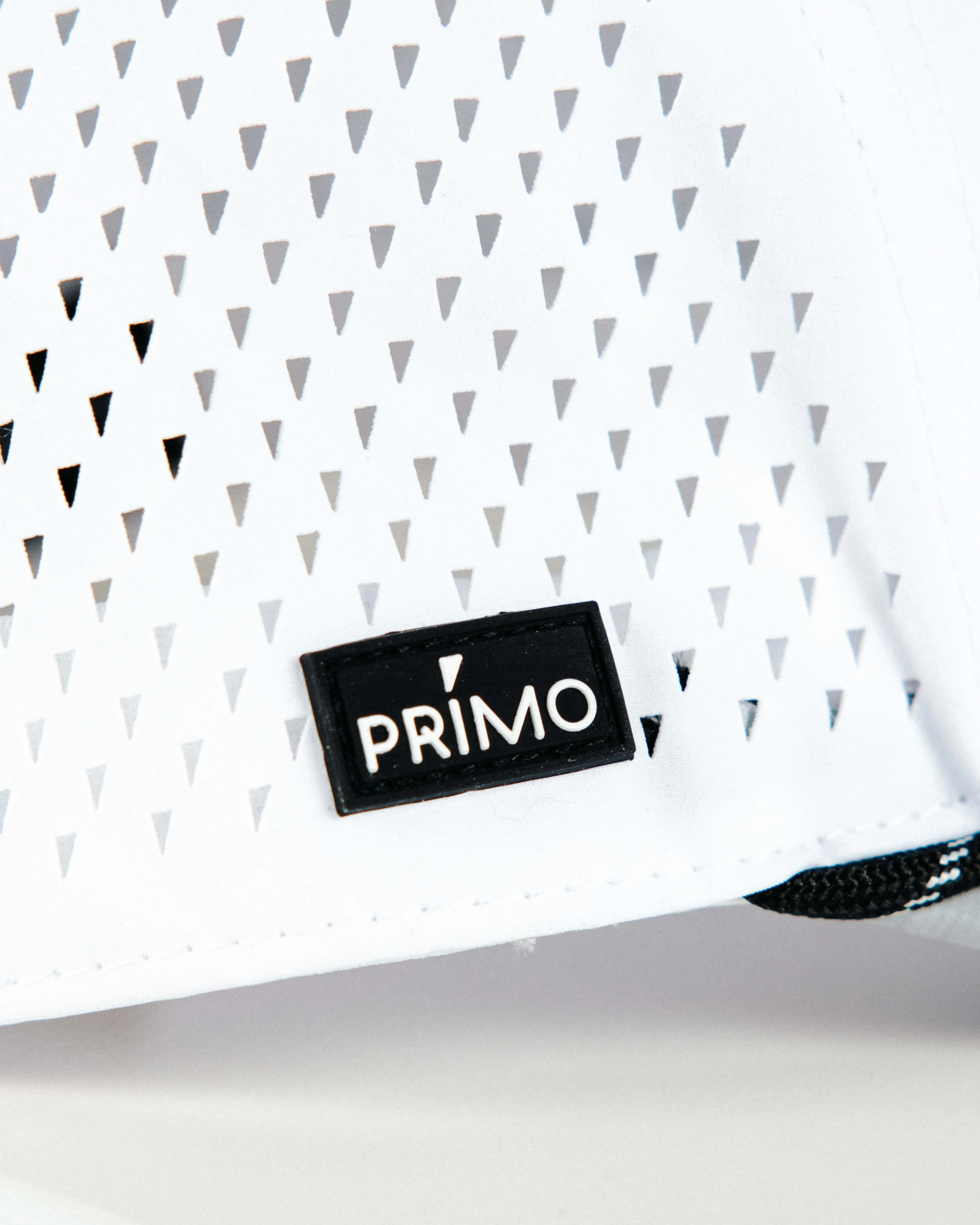 White Serif Two Tone Hat